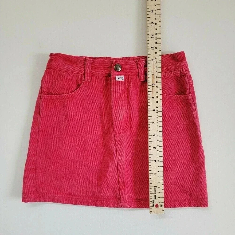 Guess Skirt Made USA Vintage 6 Girls